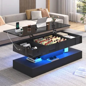 LED Coffee Tables  Shelf