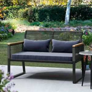 Patio Wicker  All Weather Loveseat