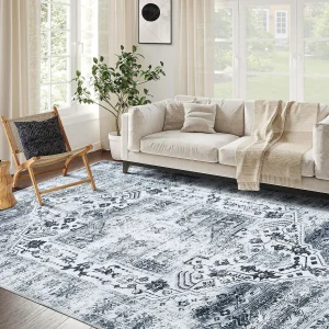 Washable Rug 8x10  Living Room Vintage