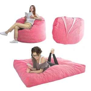 Giant Bean Bag Chair Bed , Large Floor Sofa