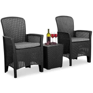 3 Piece,Wicker Patio Furniture