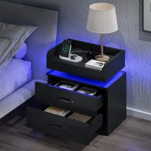 Bedroom Night Stand, Charging Station
